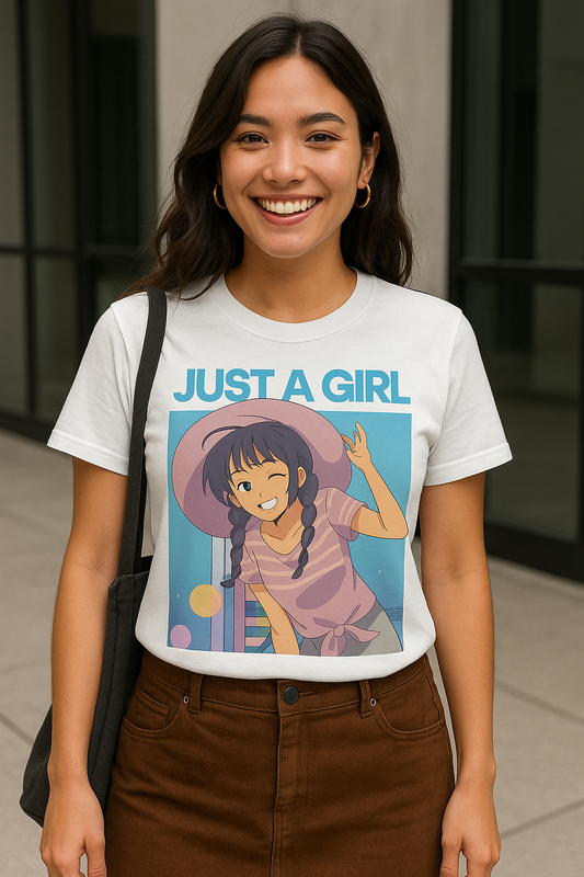 "Just A Girl" - Kawaii Summer Tee
