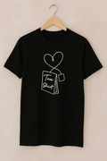 "Tea Shirt Love" – Minimalist Graphic Tee